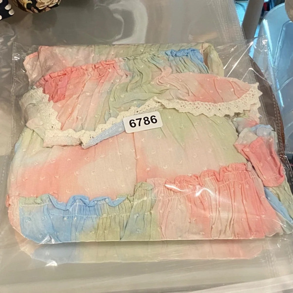 We're All Pretty Girls Tiered Dress Multicolor pastel 16786 - Picture 16 of 16